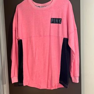 Pink Victoria secret long sleeve sweater material
